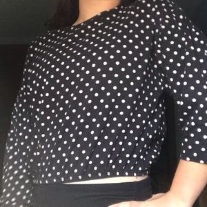 Polkadot long slive